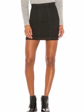 Free People Y2K "Modern Femme" Denim Mini Skirt size 6